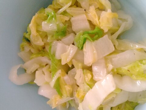 レンチン簡単♪白菜の中華風和え物